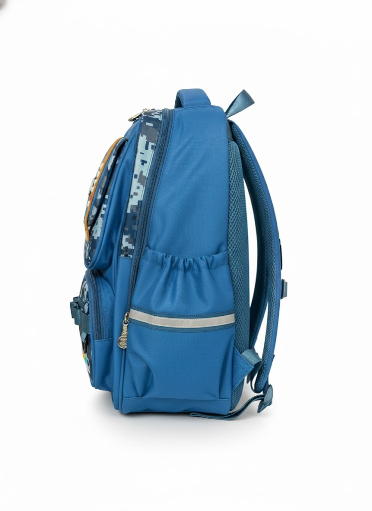 “Blue Camo StarForce School Backpack – Military Design Premium Edition”